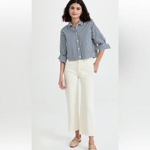 FRAME  Ali Wide Crop (Ecru)